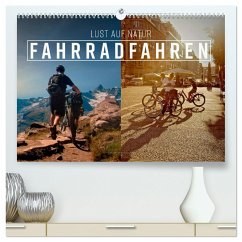 Fahrradfahren - Lust auf Natur (hochwertiger Premium Wandkalender 2024 DIN A2 quer), Kunstdruck in Hochglanz - Roder, Peter