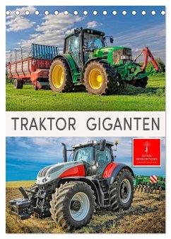 Traktor Giganten (Tischkalender 2024 DIN A5 hoch), CALVENDO Monatskalender