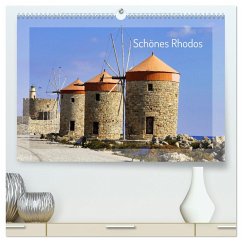 Schönes Rhodos (hochwertiger Premium Wandkalender 2024 DIN A2 quer), Kunstdruck in Hochglanz