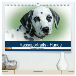 Rasseportraits - Hunde (hochwertiger Premium Wandkalender 2024 DIN A2 quer), Kunstdruck in Hochglanz