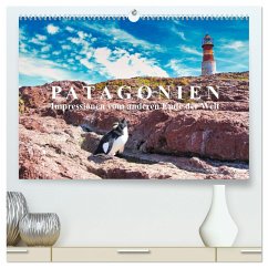 Patagonien: Impressionen vom anderen Ende der Welt (hochwertiger Premium Wandkalender 2024 DIN A2 quer), Kunstdruck in Hochglanz - Kurz, Michael