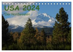 USA 2024 - Der Nordwesten (Tischkalender 2024 DIN A5 quer), CALVENDO Monatskalender - Zimmermann, Frank