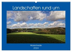 Landschaften rund um Marienheide (Wandkalender 2024 DIN A2 quer), CALVENDO Monatskalender - Thiemann, Detlef