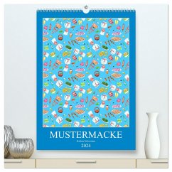 MUSTERMACKE (hochwertiger Premium Wandkalender 2024 DIN A2 hoch), Kunstdruck in Hochglanz