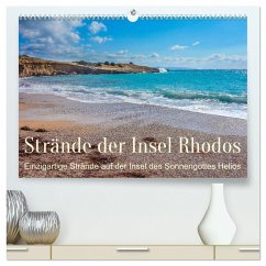 Strände der Insel Rhodos (hochwertiger Premium Wandkalender 2024 DIN A2 quer), Kunstdruck in Hochglanz