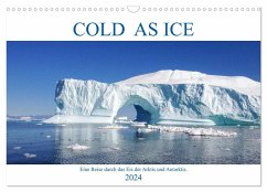 Cold as Ice - Eindrücke aus Arktis und Antarktis (Wandkalender 2024 DIN A3 quer), CALVENDO Monatskalender