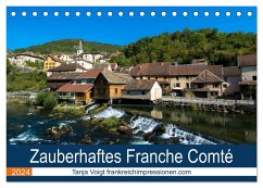 Zauberhaftes Franche Comté (Tischkalender 2024 DIN A5 quer), CALVENDO Monatskalender