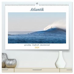 Atlantik - gewaltig, kraftvoll, faszinierend (hochwertiger Premium Wandkalender 2024 DIN A2 quer), Kunstdruck in Hochglanz