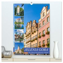 JELENIA GÓRA Hirschberg und idyllisches Umland (hochwertiger Premium Wandkalender 2024 DIN A2 hoch), Kunstdruck in Hochglanz - Viola, Melanie