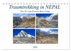 Traumtrekking in NEPAL, von Jiri zum Everest Base Camp (Tischkalender 2024 DIN A5 quer), CALVENDO Monatskalender - Senff, Ulrich