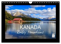 KANADA - Rocky Mountains (Wandkalender 2024 DIN A4 quer), CALVENDO Monatskalender - Büchler und Christine Berkhoff, Martin