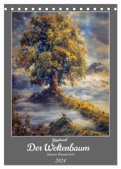 Yggdrasil - Der Baum des Lebens (Tischkalender 2024 DIN A5 hoch), CALVENDO Monatskalender