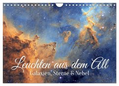 Galaxien, Sterne und Nebel: Leuchten aus dem All (Wandkalender 2024 DIN A4 quer), CALVENDO Monatskalender - Calvendo