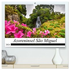 Azoreninsel São Miguel (hochwertiger Premium Wandkalender 2024 DIN A2 quer), Kunstdruck in Hochglanz