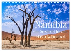 Namibia - Vom Sossusvlei bis zum Etosha Nationalpark (Wandkalender 2024 DIN A3 quer), CALVENDO Monatskalender