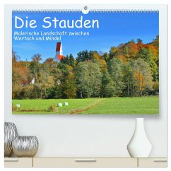 Die Stauden - Malerische Landschaft zwischen Wertach und Mindel (hochwertiger Premium Wandkalender 2024 DIN A2 quer), Kunstdruck in Hochglanz