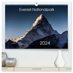 Everest-Nationalpark (hochwertiger Premium Wandkalender 2024 DIN A2 quer), Kunstdruck in Hochglanz
