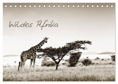 Wildes Afrika (Tischkalender 2024 DIN A5 quer), CALVENDO Monatskalender