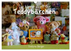 Die kleine Welt der Teddybärchen (Wandkalender 2024 DIN A3 quer), CALVENDO Monatskalender - Berger, Evelyne
