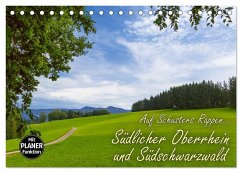 Auf Schusters Rappen... Südlicher Oberrhein und Südschwarzwald (Tischkalender 2024 DIN A5 quer), CALVENDO Monatskalender