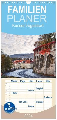 Familienplaner 2024 - Kassel begeistert mit 5 Spalten (Wandkalender, 21 