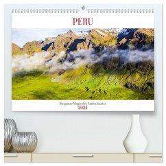 Peru - Magie der Anden (hochwertiger Premium Wandkalender 2024 DIN A2 quer), Kunstdruck in Hochglanz - Lentz, Gunnar