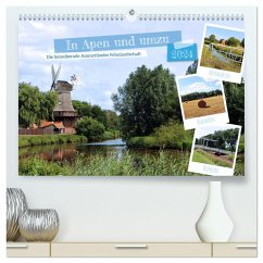 In Apen und umzu (hochwertiger Premium Wandkalender 2024 DIN A2 quer), Kunstdruck in Hochglanz - Lichte, Marijke