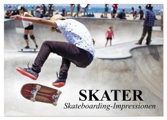 Skater. Skateboarding-Impressionen (Wandkalender 2024 DIN A3 quer), CALVENDO Monatskalender - Stanzer, Elisabeth