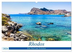 Rhodos - eine Insel zum Verlieben (Wandkalender 2024 DIN A2 quer), CALVENDO Monatskalender