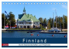 Finnland - Durch Seenlandschaften zum Polarkreis (Tischkalender 2024 DIN A5 quer), CALVENDO Monatskalender - Stephan, Angelika