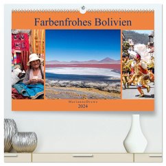 Farbenfrohes Bolivien (hochwertiger Premium Wandkalender 2024 DIN A2 quer), Kunstdruck in Hochglanz - Drews, Marianne