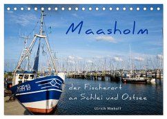 Maasholm - der Fischerort an Schlei und Ostsee (Tischkalender 2024 DIN A5 quer), CALVENDO Monatskalender