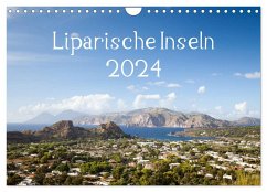 Liparische Inseln (Wandkalender 2024 DIN A4 quer), CALVENDO Monatskalender - Gann, Markus