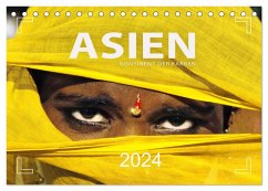 Asien - Kontinent der Farben (Tischkalender 2024 DIN A5 quer), CALVENDO Monatskalender