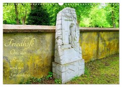 Friedhöfe - Orte der Ruhe und des Gedenkens (Wandkalender 2024 DIN A3 quer), CALVENDO Monatskalender