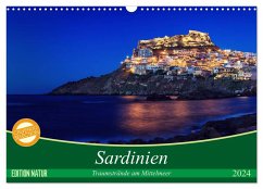 Sardinien - Traumstrände am Mittelmeer (Wandkalender 2024 DIN A3 quer), CALVENDO Monatskalender