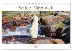 Wilde Bärenwelt (Tischkalender 2024 DIN A5 quer), CALVENDO Monatskalender
