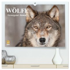 Wölfe. Verwegene Anmut (hochwertiger Premium Wandkalender 2024 DIN A2 quer), Kunstdruck in Hochglanz - Stanzer, Elisabeth