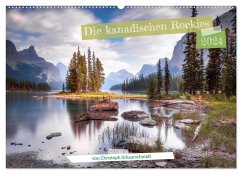 Die kanadischen Rockies (Wandkalender 2024 DIN A2 quer), CALVENDO Monatskalender