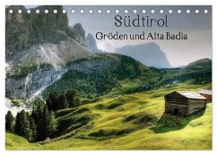 Südtirol - Gröden und Alta Badia (Tischkalender 2024 DIN A5 quer), CALVENDO Monatskalender