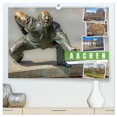 Aachen - ein Stadt zum Verlieben (hochwertiger Premium Wandkalender 2024 DIN A2 quer), Kunstdruck in Hochglanz - Braunleder, Gisela