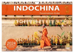 INDOCHINA - Faszination Erde (Wandkalender 2024 DIN A4 quer), CALVENDO Monatskalender - BuddhaART