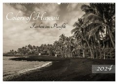 Colors of Hawaii - Farben im Pazifik (Wandkalender 2024 DIN A2 quer), CALVENDO Monatskalender - Krauss - www.lavaflow.de, Florian