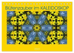 Blütenzauber im KALEIDOSKOP (Tischkalender 2024 DIN A5 quer), CALVENDO Monatskalender - Hampe-Neves, Sabine