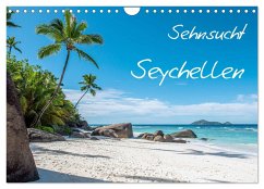 Sehnsucht Seychellen (Wandkalender 2024 DIN A4 quer), CALVENDO Monatskalender