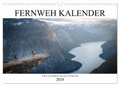 Fernweh Kalender (Wandkalender 2024 DIN A3 quer), CALVENDO Monatskalender