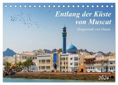 Entlang der Küste von Muscat (Tischkalender 2024 DIN A5 quer), CALVENDO Monatskalender