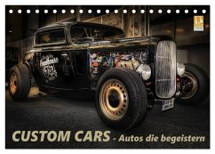 Custom Cars - Autos die begeistern (Tischkalender 2024 DIN A5 quer), CALVENDO Monatskalender