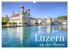 Luzern an der Reuss (Wandkalender 2024 DIN A3 quer), CALVENDO Monatskalender - photography, saschahaas