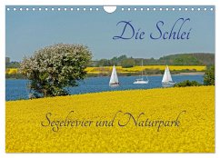 Die Schlei - Segelrevier und Naturpark (Wandkalender 2024 DIN A4 quer), CALVENDO Monatskalender